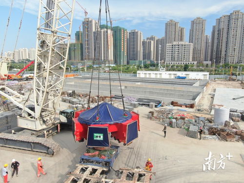 多图 穿海利器首件抵达 湛江湾海底隧道施工进入新阶段