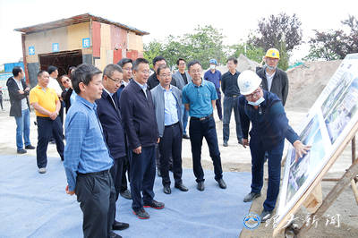 国家发展和改革委副司长蔡长华一行莅临我校调研环保建设工程专业施工